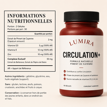 Gélules Circulation+